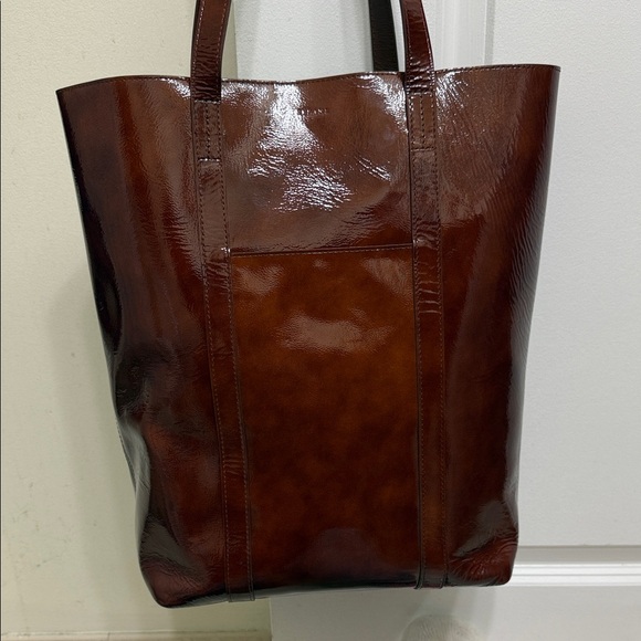Sézane The Tote in Mahogany EUC - Picture 3 of 9